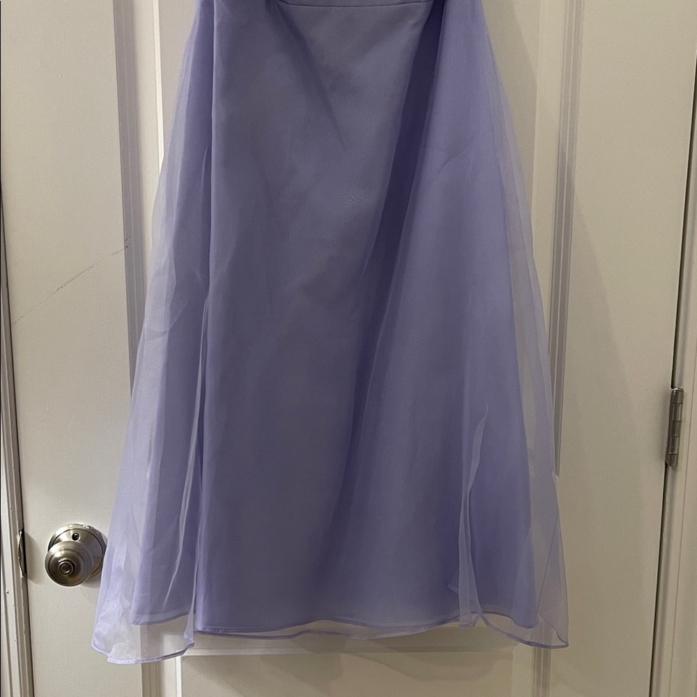 Alfred Angelo Lavender Strapless Dress - Picture 6 of 11